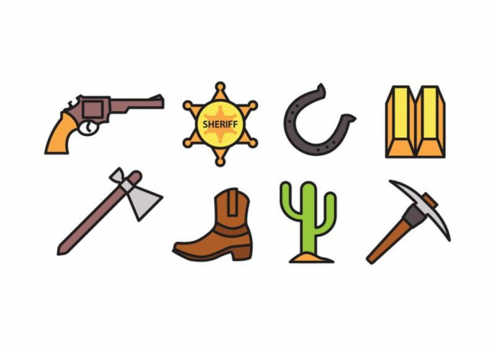 720x504 Wild West Icon Pack
