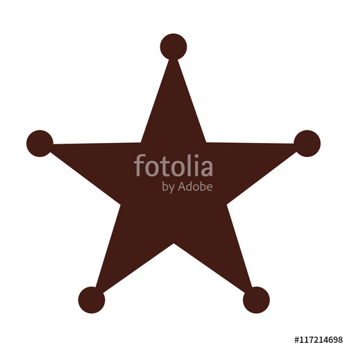 500x500 Star Sherif Wild West Icon Stock Image And Royalty Free Vector