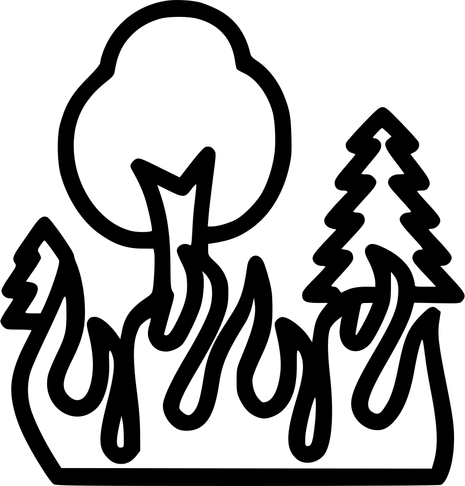 936x980 Wildfire Forest Fire Bonfire Combustion Burning Trees Png Icon
