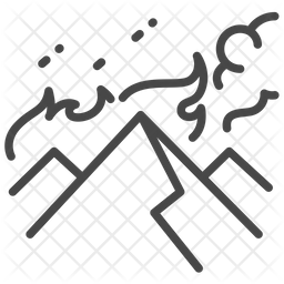 256x256 Wildfire Icon Of Line Style