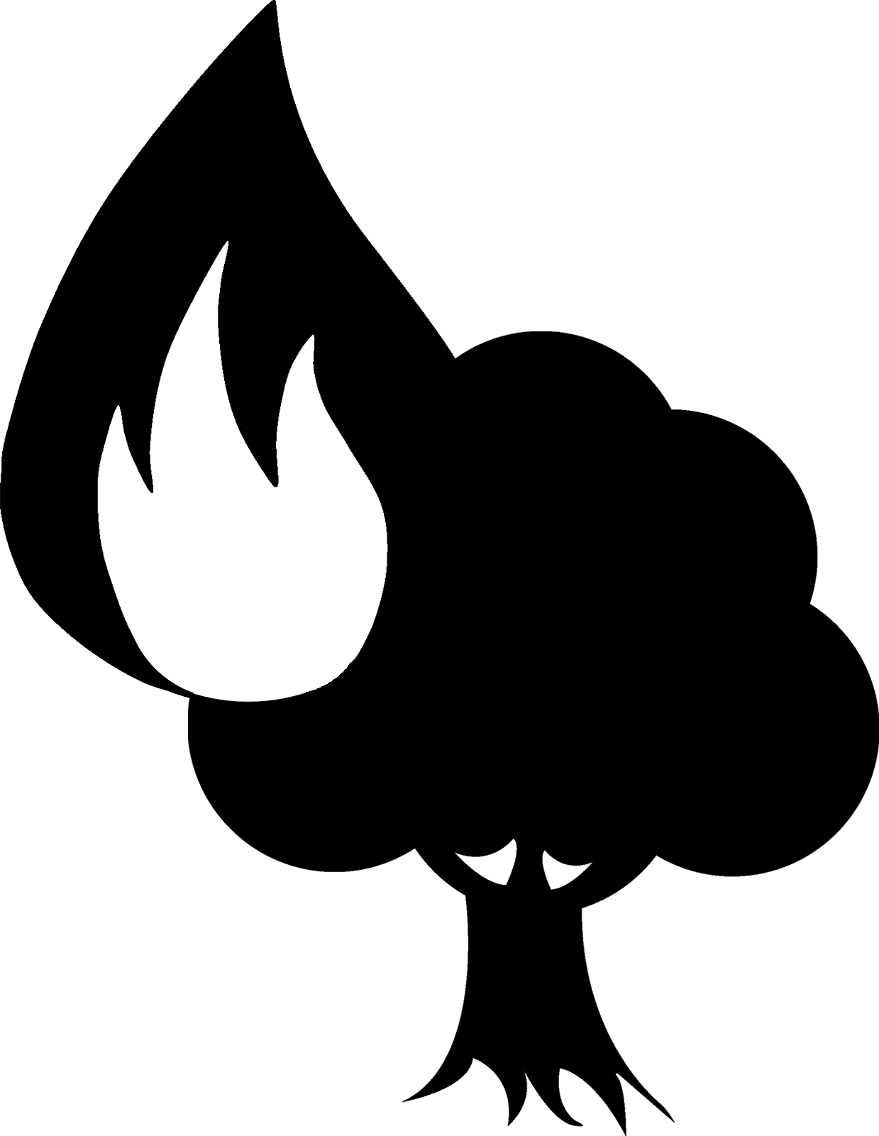 1239x1601 Filewildfire In Woods Icon