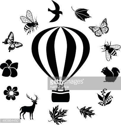 408x422 Hot Air Balloon Surrounded