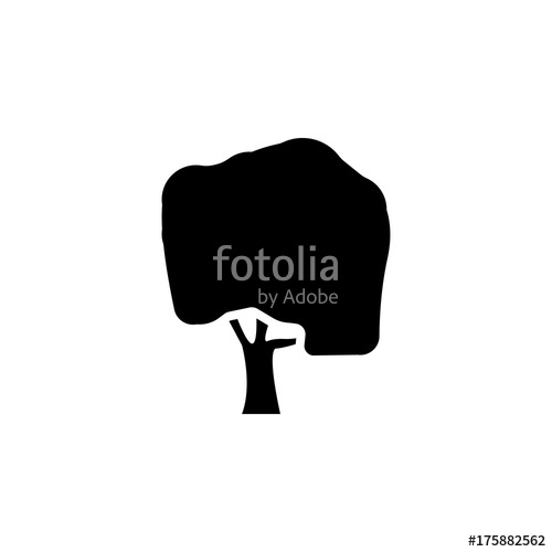 500x500 Tree Willow Icon Stock Image And Royalty Free Vector