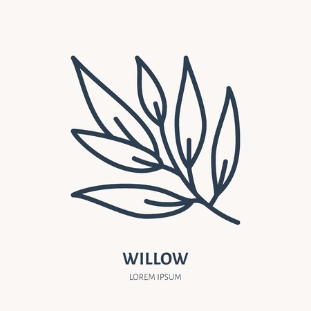 450x450 Willow Tree Icon Flat Illustration Of Willow Tree Vector Icon