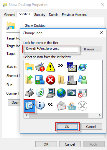 363x509 How To Change Icon For Any Desktop Shortcut In Windows