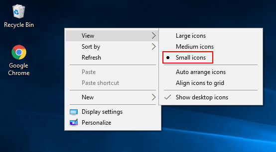 554x306 Ways To Change The Size Of Desktop Icons In Windows
