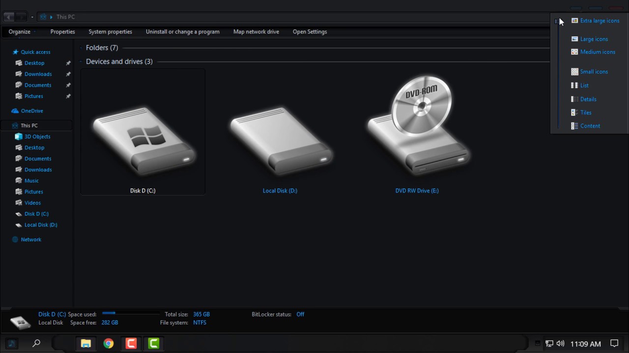 1280x720 Icon Pack Ipack Dark Gray For Windows