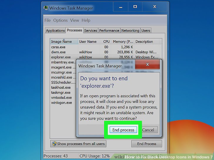 728x546 How To Fix Black Desktop Icons In Windows Steps