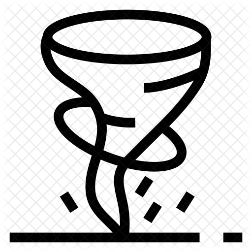 512x512 Storm Icon Of Line Style