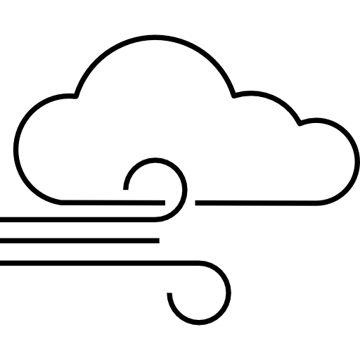 512x512 Wind Blowing And Cloud Icons Free Download