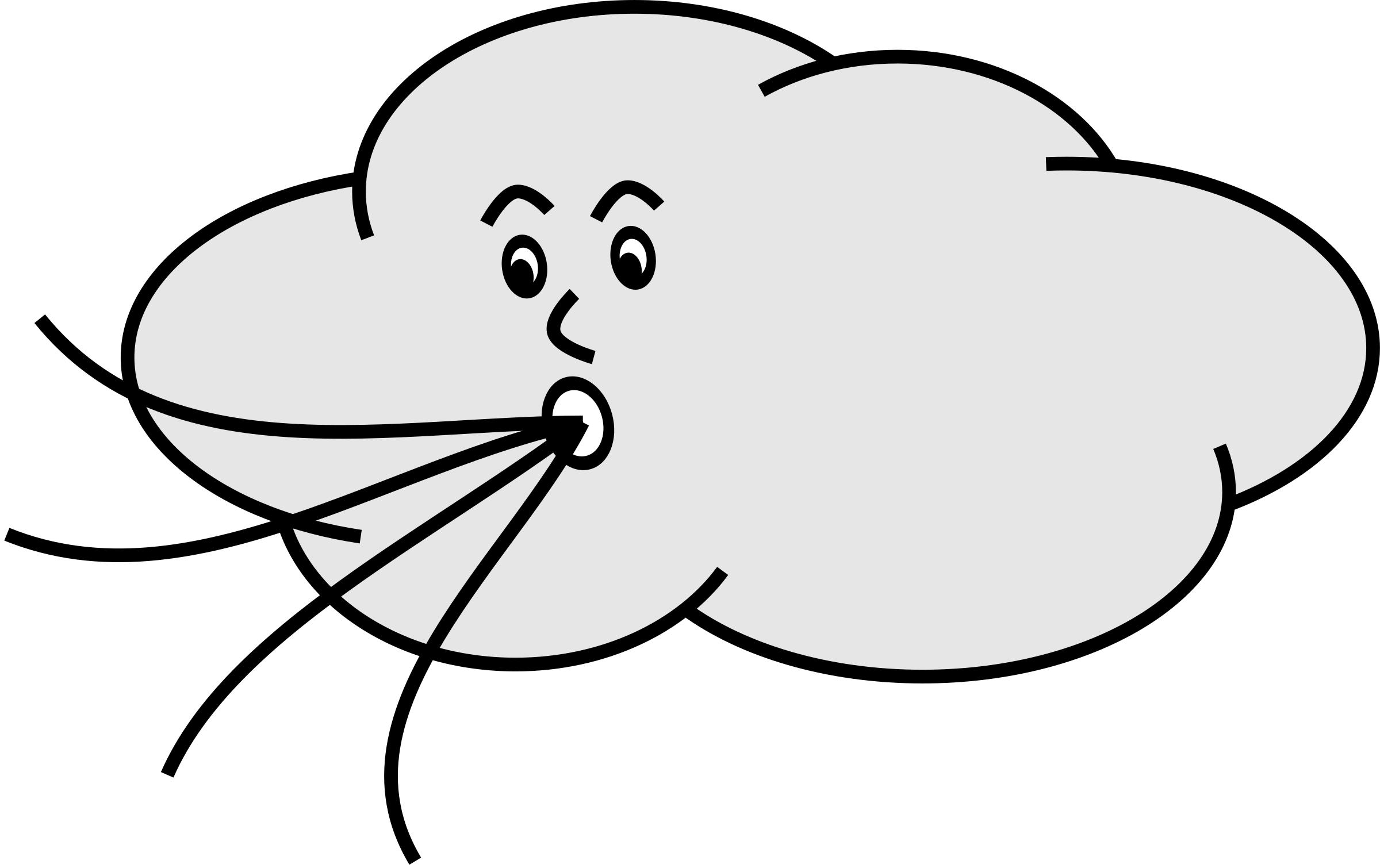 2400x1510 Wind Blowing Cloud Icons Png