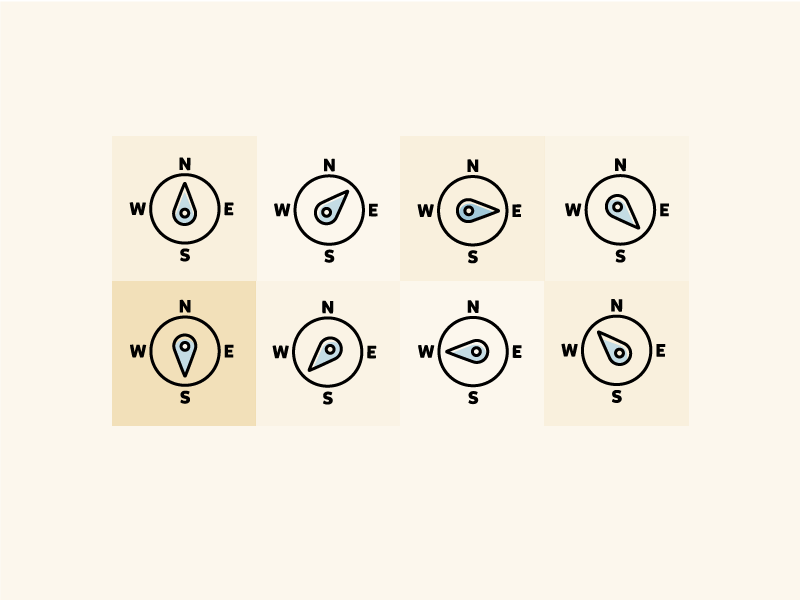 800x600 Direction Icons