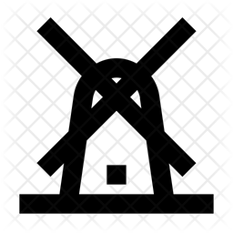 256x256 Wind Energy Icon Of Line Style