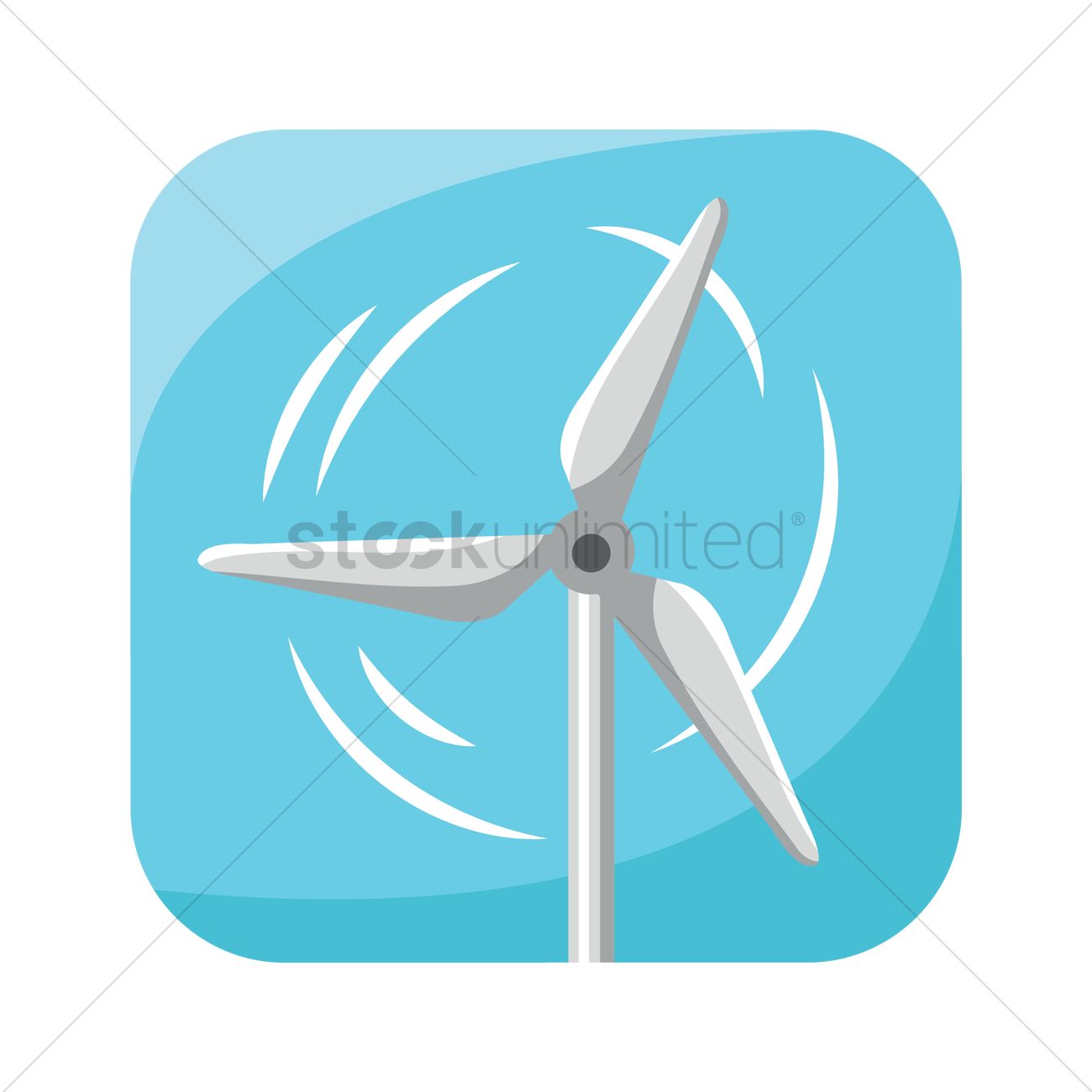 1300x1300 Wind Turbine Renewable Energy Icon Vector Image