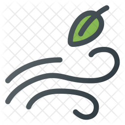 256x256 Wind Icon Of Colored Outline Style