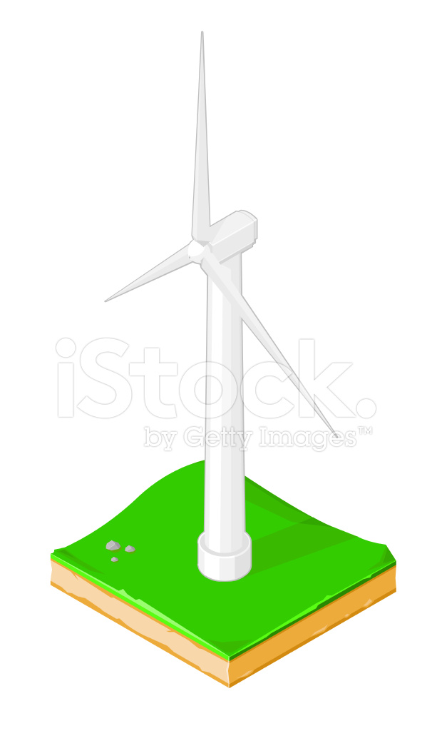 606x1024 Wind Power Alternative Energy Icon Stock Vector
