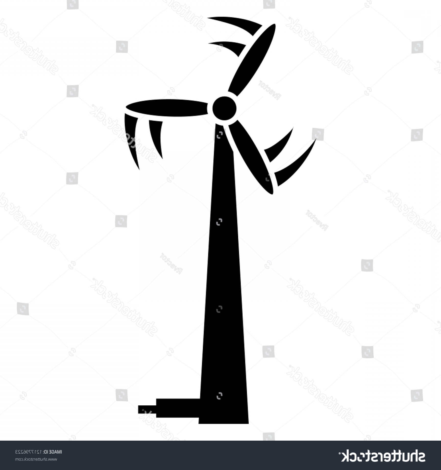 1800x1920 Modern Wind Turbine Icon Simple Illustration Soidergi