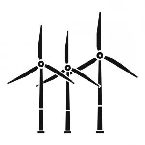 300x300 Wind Turbine Icon Simple Style Vector Hoodamathrun