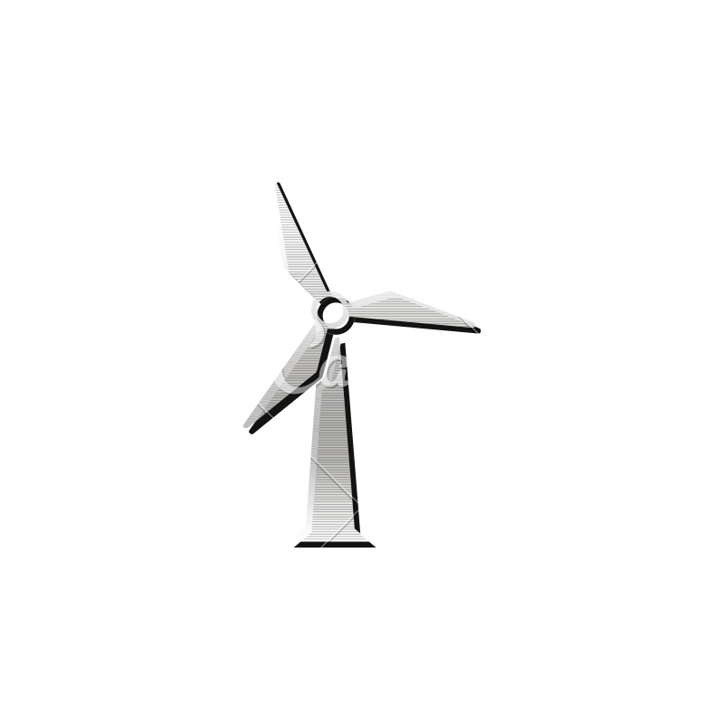 800x800 Metallic Icon Wind Turbine