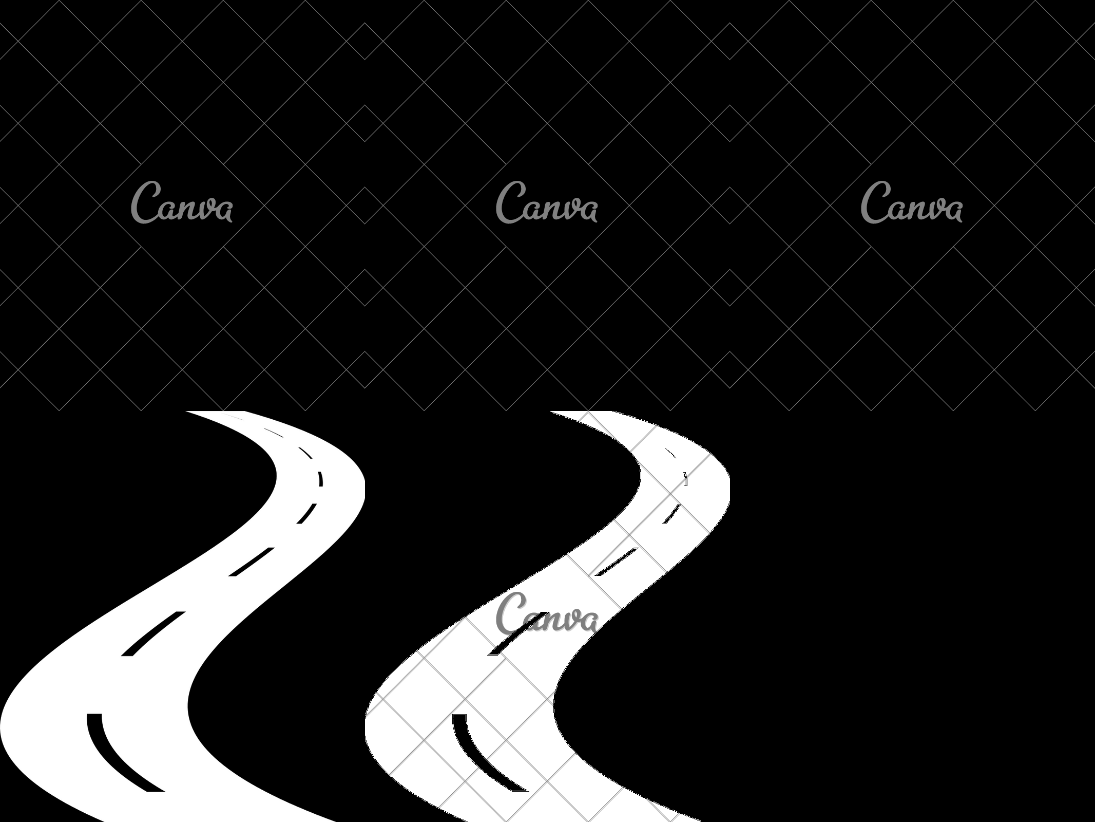 Black Color Winding Road Icon 2133x1600 Black Color Winding Road Icon