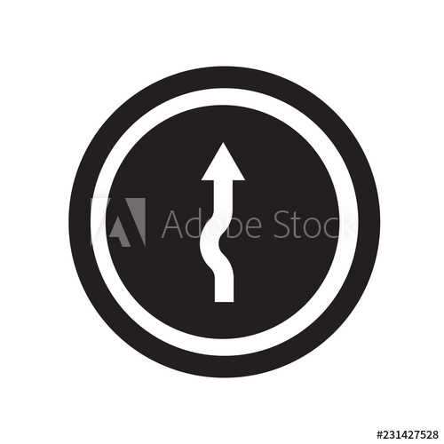 Winding Road Sign Icon Trendy Winding Road Sign Logo Concept 500x500 Winding Road Sign Icon Trendy Winding Road Sign Logo Concept