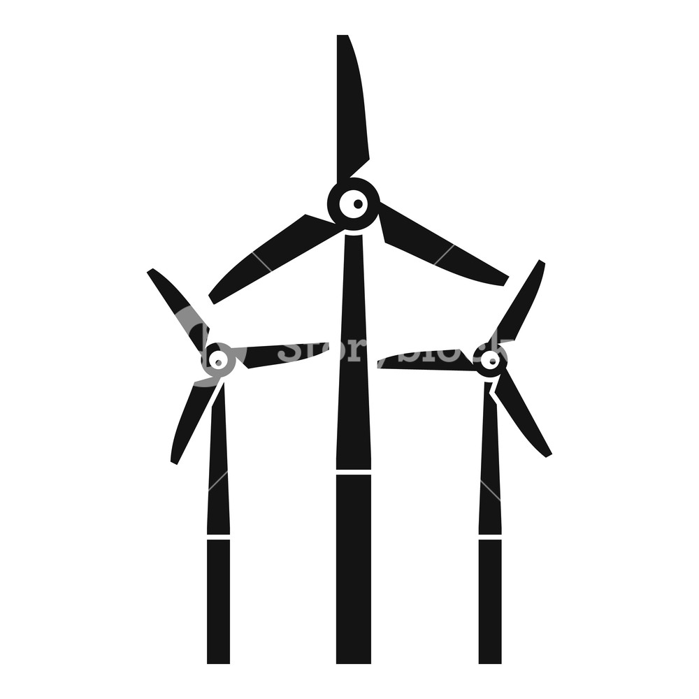 1000x1000 Windmill Icon Simple Illustration Of Windmill Vector Icon For Web