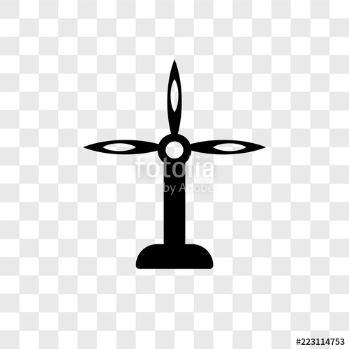 500x500 Windmill Icons Isolated On Transparent Background Modern