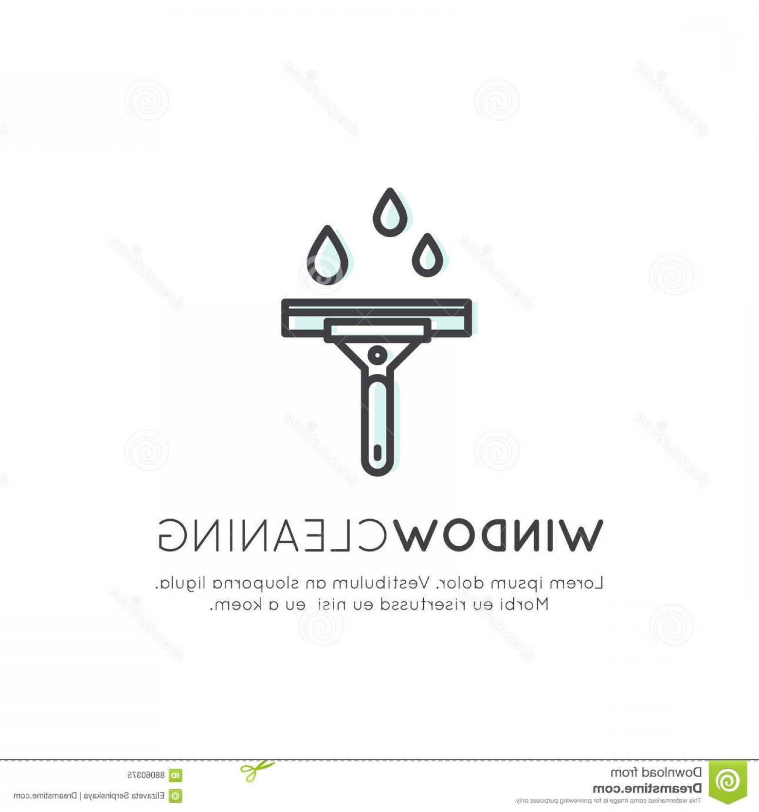 1560x1668 Stock Illustration Logo Window Cleaning Service Glass Washing