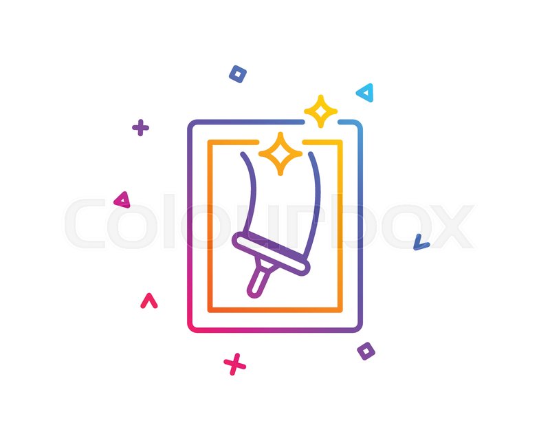 800x647 Window Cleaning Line Icon Washing Stock Vector Colourbox
