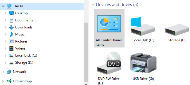 650x290 How To Add The Control Panel To Windows' Explorer
