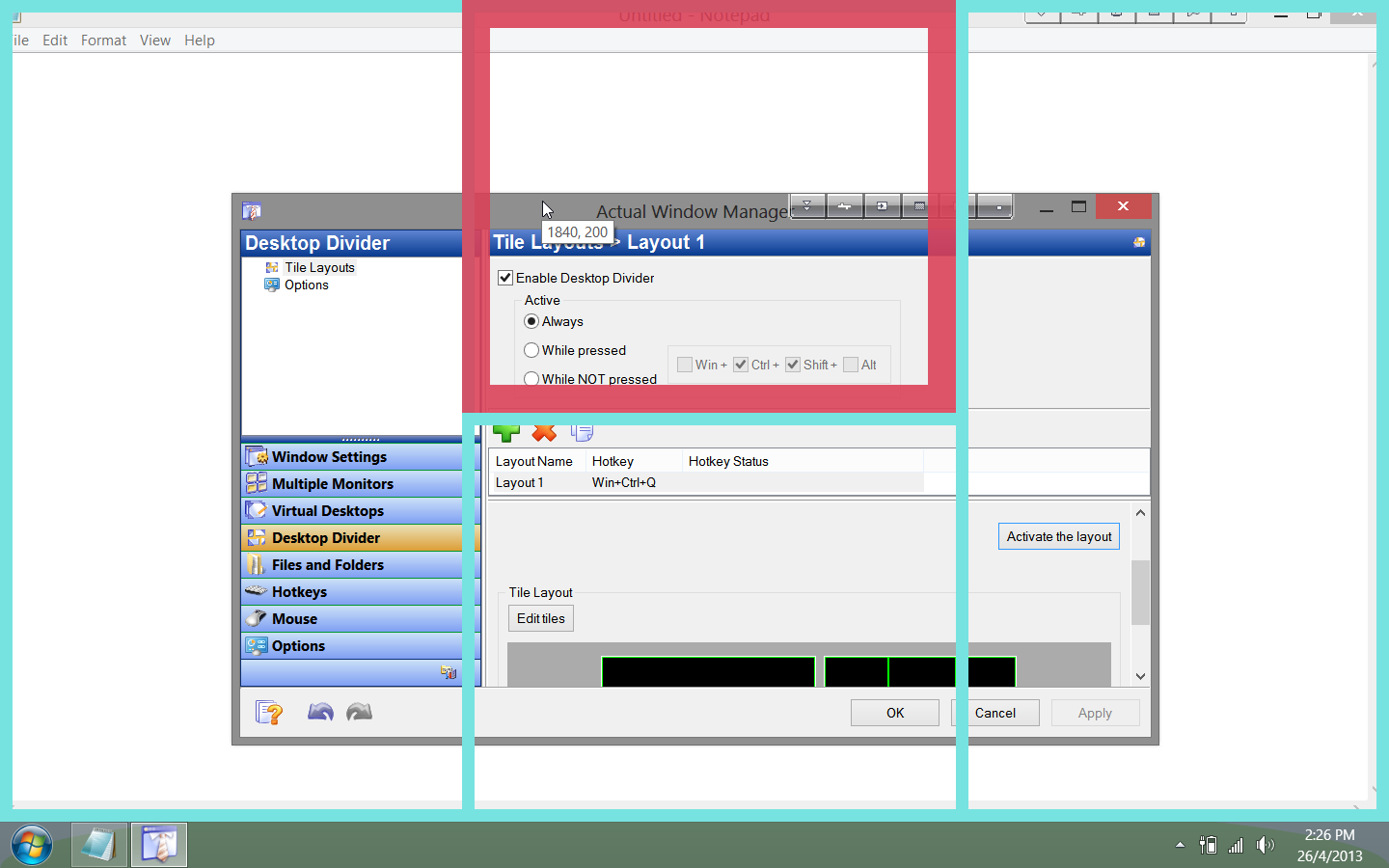 Review Actual Window Manager Is Packed Full Of Features Pcworld 1440x900 Review Actual Window Manager Is Packed Full Of Features Pcworld