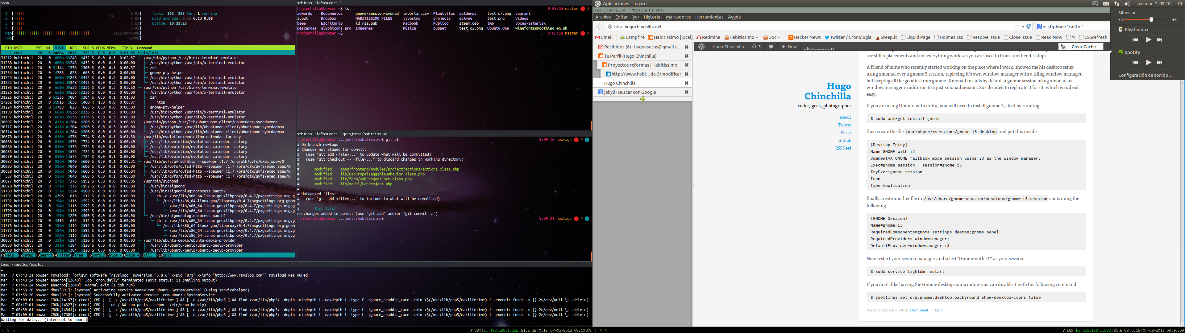 Using Gnome With Window Manager Hugo Chinchilla 3840x1080 Using Gnome With Window Manager Hugo Chinchilla