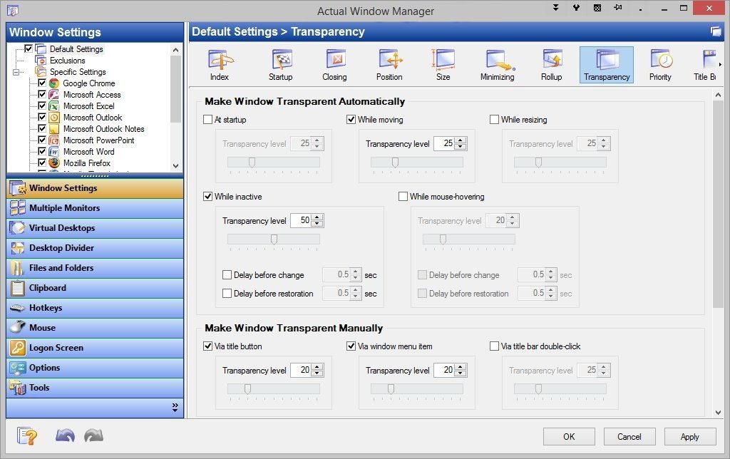 Actual Window Manager Review 1024x644 Actual Window Manager Review