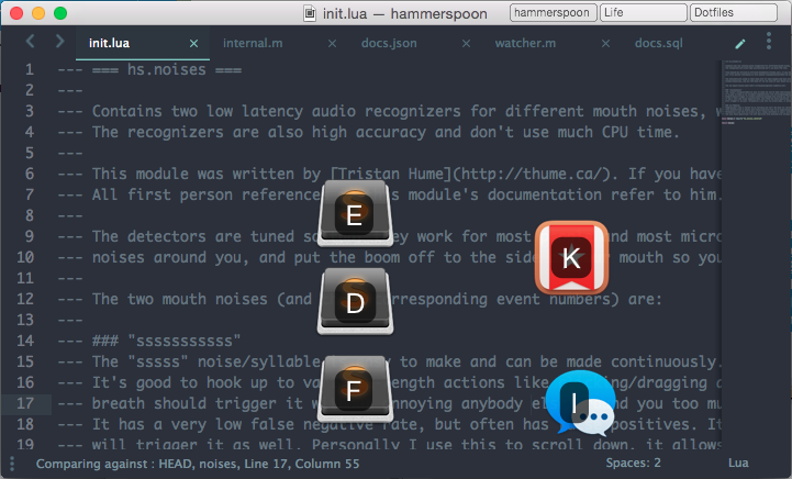 Advanced Hackery With The Hammerspoon Window Manager 721x436 Advanced Hackery With The Hammerspoon Window Manager