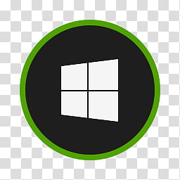 256x256 Circular Icon Set, Windows Media Center, Microsoft Windows Logo