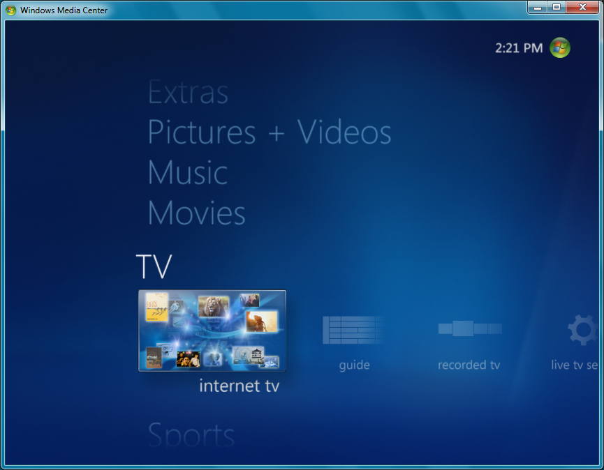865x674 Investigate Internet Tv In Windows Media Center