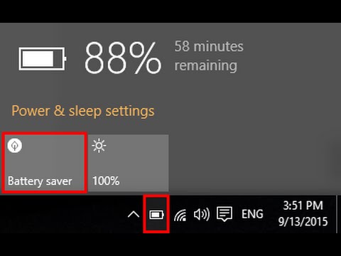 480x360 How To Get Back Battery Icon In Windows Taskbar
