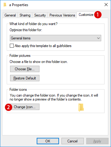 363x481 How To Change Icons Of And Folders In Windows