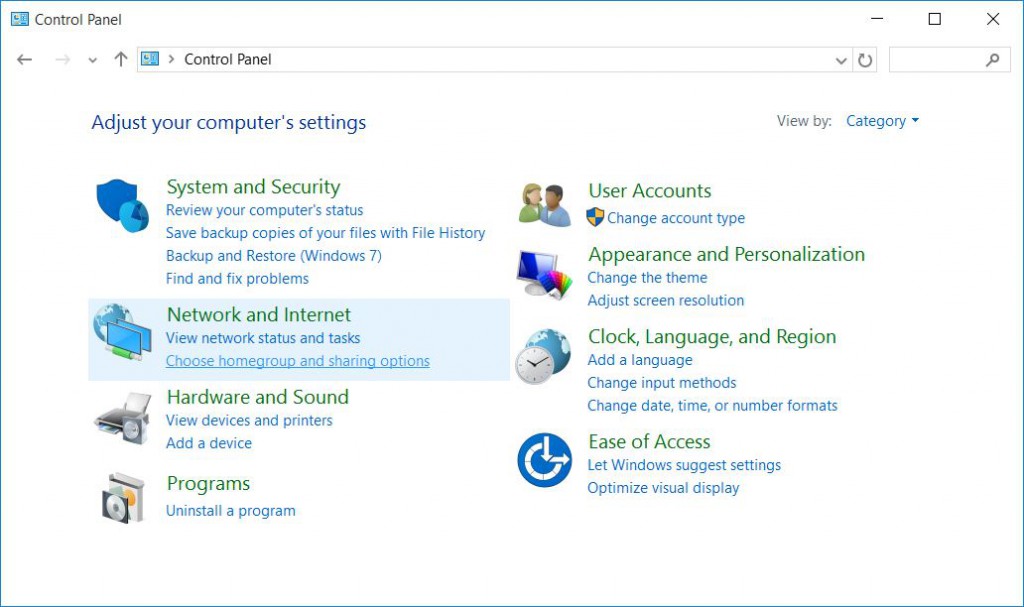 How To Start The Windows Classic Control Panel In Windows 1024x607 How To Start The Windows Classic Control Panel In Windows