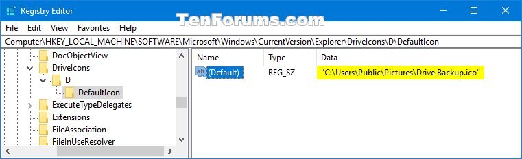 761x232 Change Drive Icon In Windows Tutorials