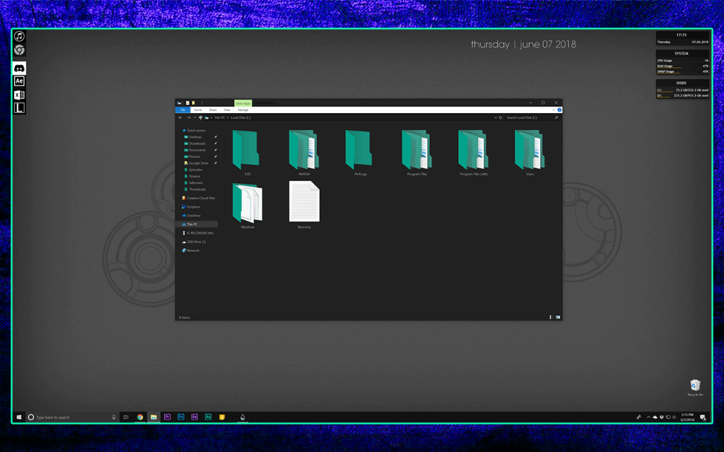 windows 10 themes that change folder icons