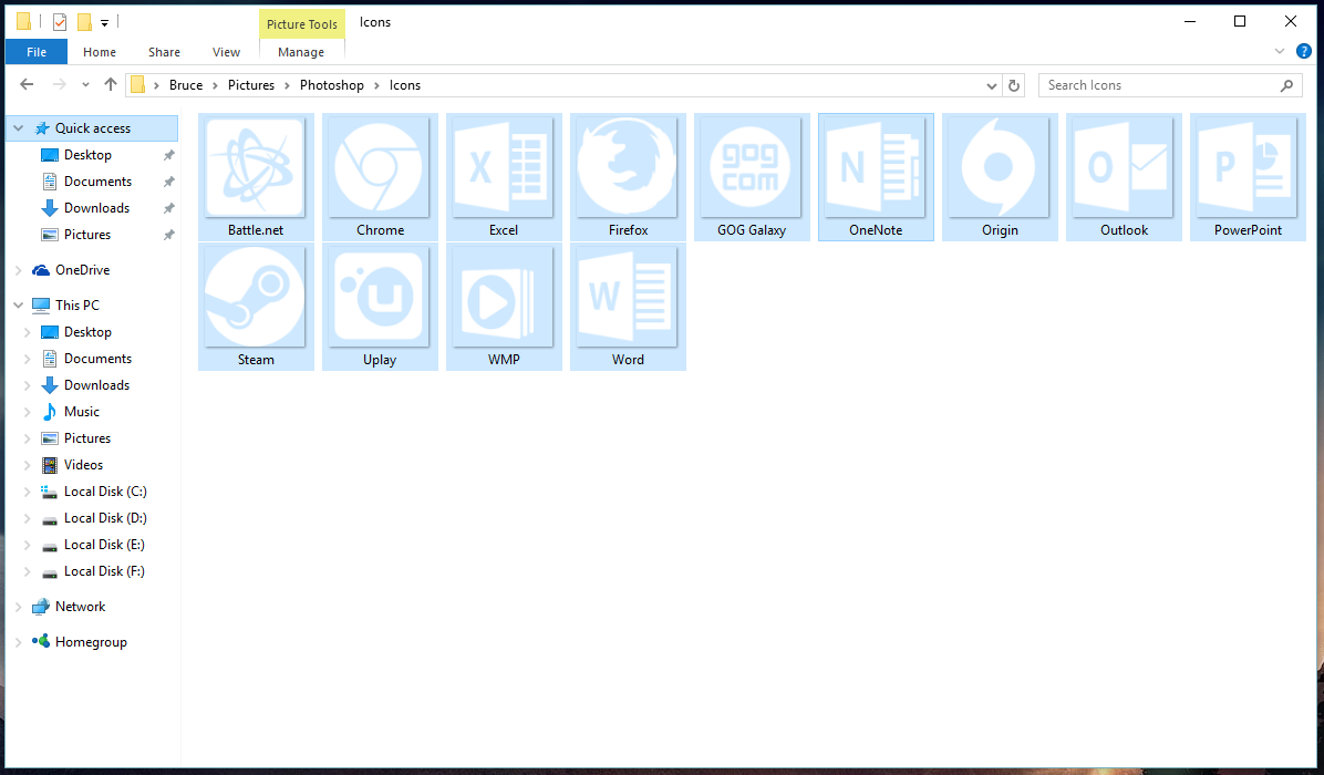 windows 10 folder icon pack