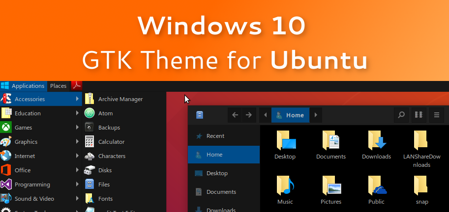 Library gtk windows. GTK Windows. Ubuntu Windows. GTK+ Windows 10. Ubuntu Theme for Windows 10.