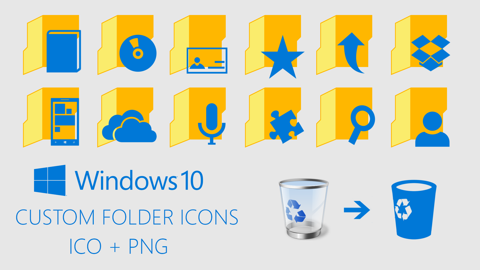 1920x1080 Windows Custom Folder Icons