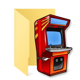 256x256 Windows Arcade Cabinet Folder