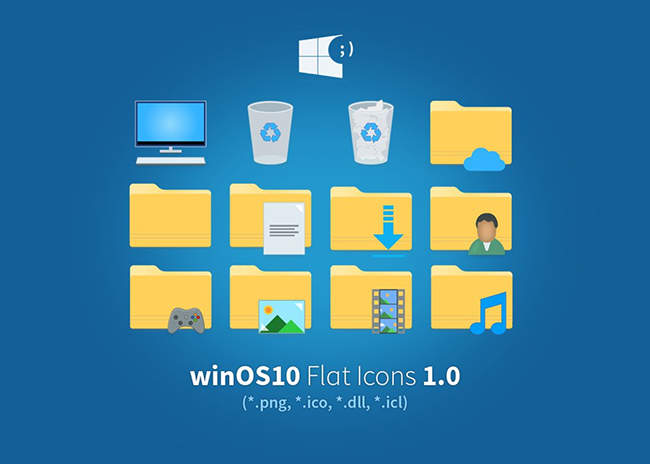 650x464 Beautiful Windows Icon Packs