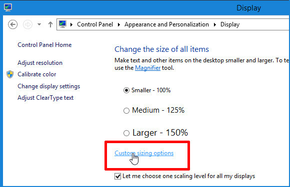 windows 10 icon font size too small