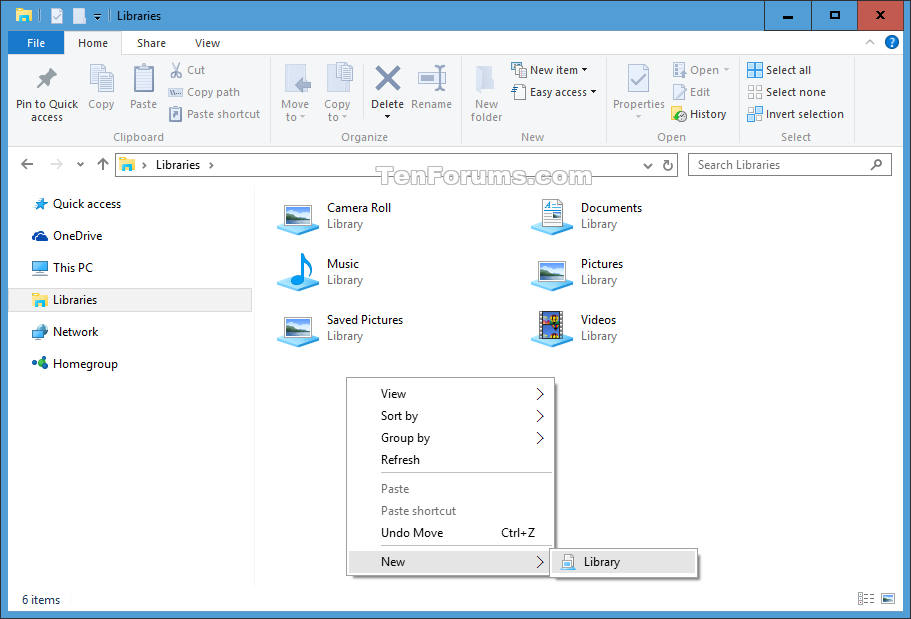 Create New Library In Windows Tutorials 911x619 Create New Library In Windows Tutorials