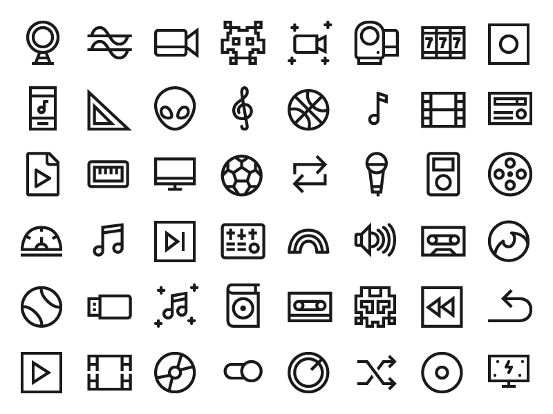 Windows Multimedia Icons 800x600 Windows Multimedia Icons