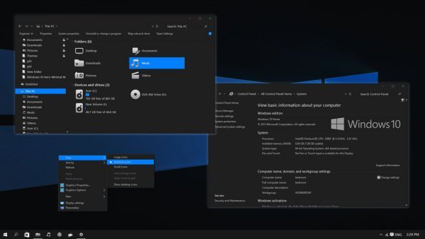 Windows 10 themes with icons